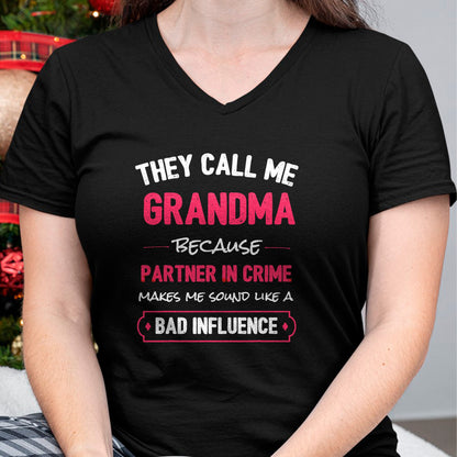 Best Grandma Shirt, Proud Grandma Unisex T-Shirt/Hoodie/Sweatshirt HLT00 - Funny Grandma Shirt, Grandma Partner In Crime T-Shirt