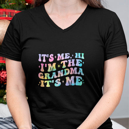 Best Grandma Shirt, Proud Grandma Unisex T-Shirt/Hoodie/Sweatshirt HLT00 - It's Me Hi I'm The Grandma Birthday Gifts Mother's Day Women T-Shirt