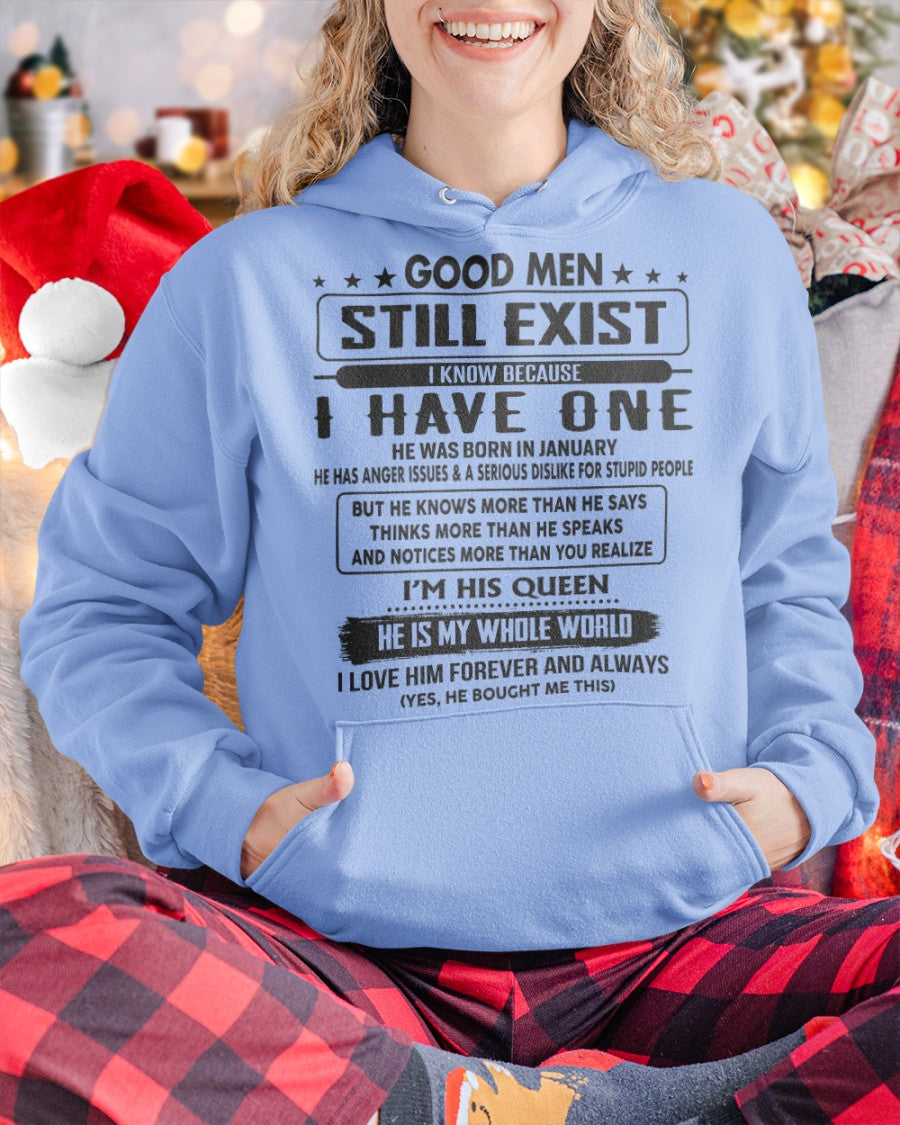 January - Good men Still Exist - gift for your girlfriend, wife from Husband - LUNA01 (SKU-GM-01)