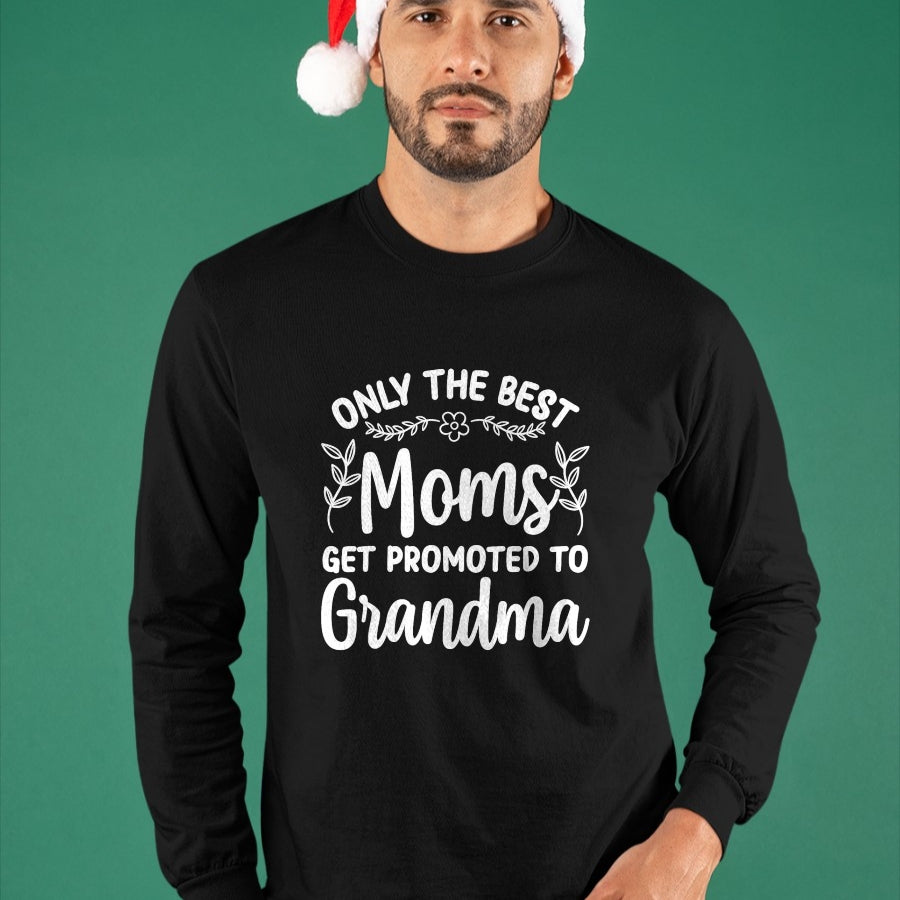 Best Grandma Shirt, Proud Grandma Unisex T-Shirt/Hoodie/Sweatshirt HLT00 - Grandma Art For Women Mom Promoted To Grandmother Grandma T-Shirt
