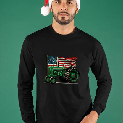 Best Farmer Life Shirt, Funny Farmer UnisexT-Shirt/Hoodie/Sweatshirt HLT00 - Agriculture Farm Tractor USA Flag Tractor American Farm USA T-Shirt