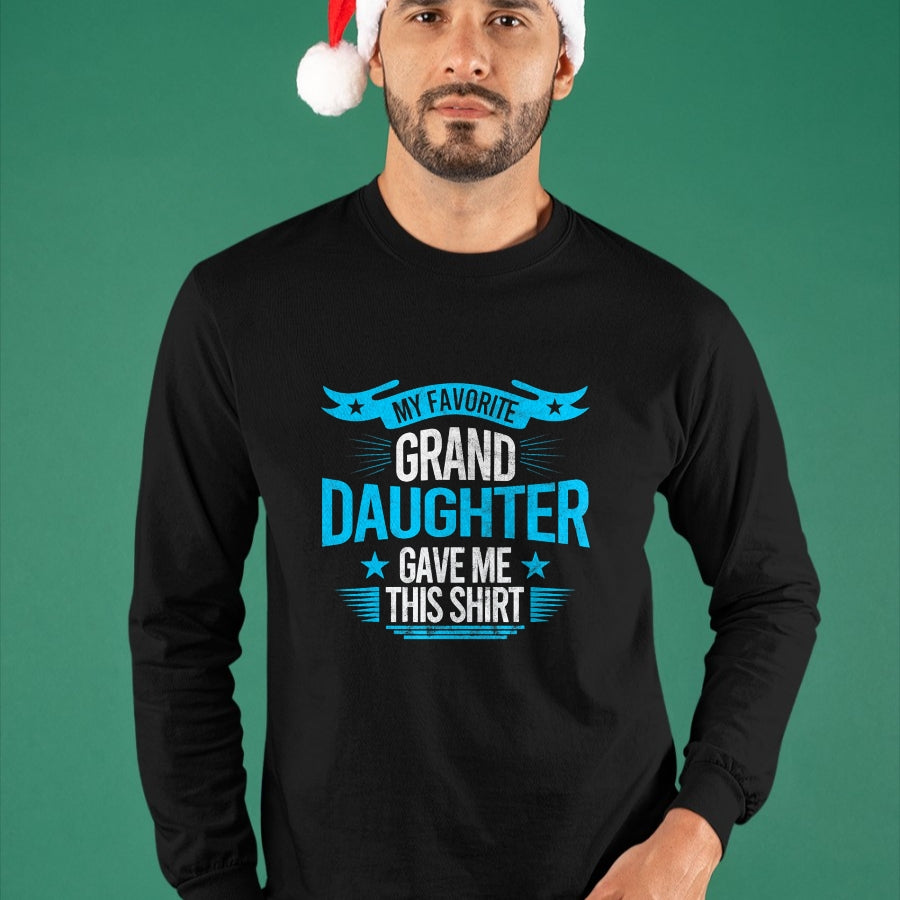 Best Grandma Shirt, Proud Grandma Unisex T-Shirt/Hoodie/Sweatshirt HLT00 - My Favorite Granddaughter Gave Me Grandparent T shirt gift T-Shirt