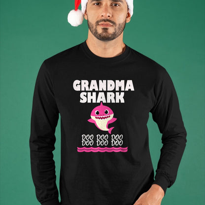 Best Grandma Shirt, Proud Grandma Unisex T-Shirt/Hoodie/Sweatshirt HLT00 - Funny Grandma shark t-shirt gift for grandma tee T-Shirt