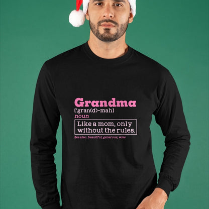 Best Grandma Shirt, Proud Grandma Unisex T-Shirt/Hoodie/Sweatshirt HLT00 - Grandma definition Long Sleeve T-Shirt