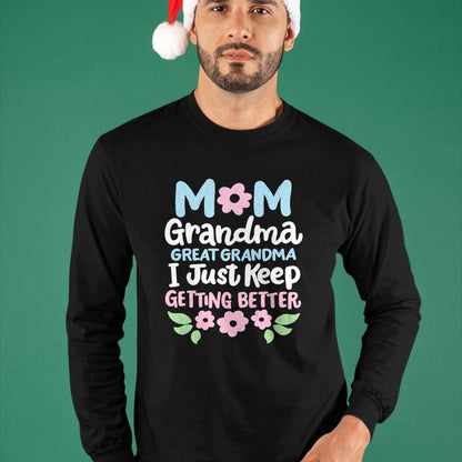 Best Grandma Shirt, Proud Grandma Unisex T-Shirt/Hoodie/Sweatshirt HLT00 - Great Grandma Great Grandmother T-Shirt (1)