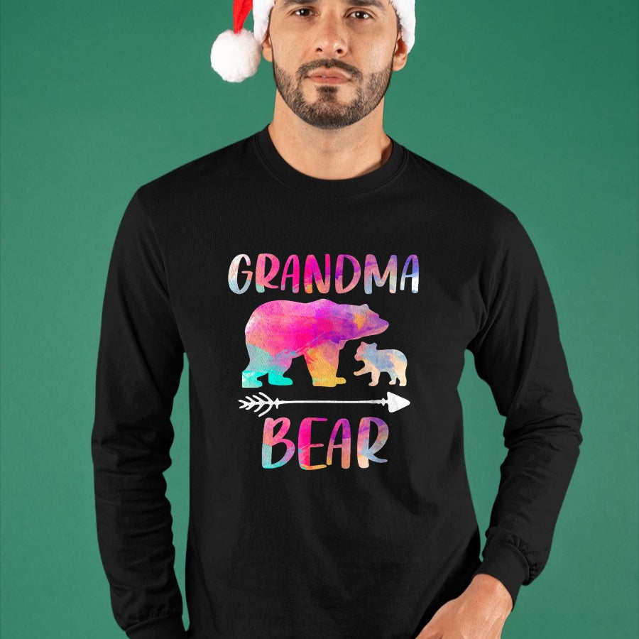 Best Grandma Shirt, Proud Grandma Unisex T-Shirt/Hoodie/Sweatshirt HLT00 - Bear Matching Family Outfits, Funny Grandma Bear T-Shirt