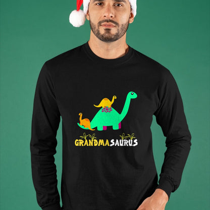 Best Grandma Shirt, Proud Grandma Unisex T-Shirt/Hoodie/Sweatshirt HLT00 - Grandmasaurus Grandma Disnosaur T-Shirt T-Shirt