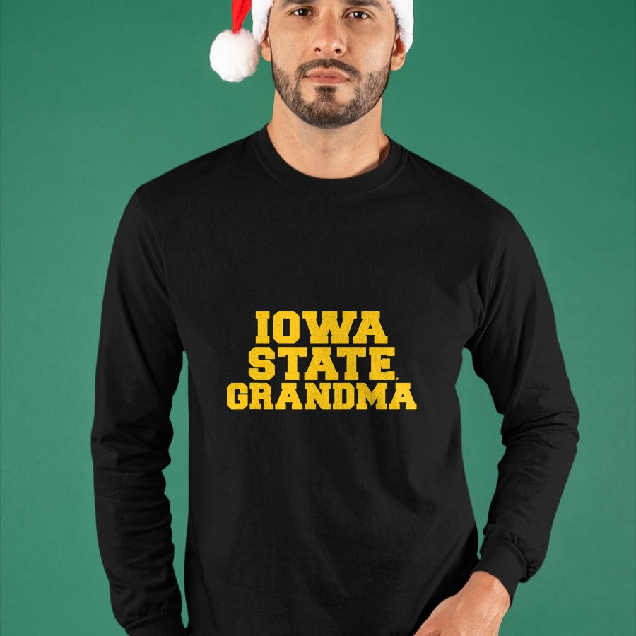 Best Grandma Shirt, Proud Grandma Unisex T-Shirt/Hoodie/Sweatshirt HLT00 - Iowa State University Cyclones Grandma T-Shirt