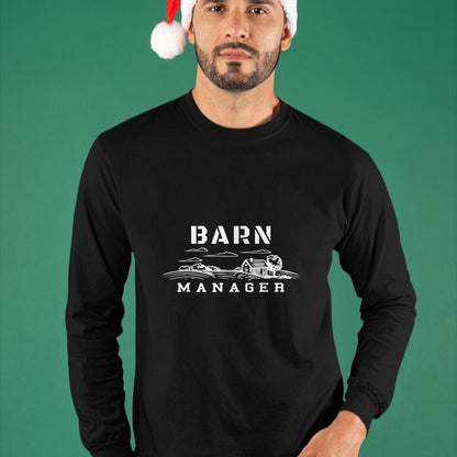 Best Farmer Life Shirt, Funny Farmer UnisexT-Shirt/Hoodie/Sweatshirt HLT00 - Barn Manager T-Shirt