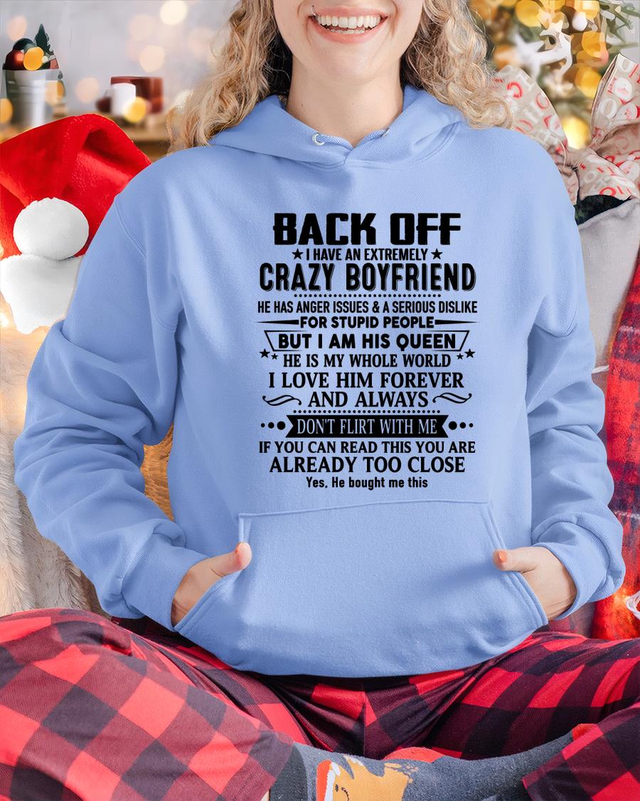 Back Off I Have An Extremely Crazy Boyfriend - - Gift For Wife From Husband - LUNA00 (SKUT-BACKOFF-00)