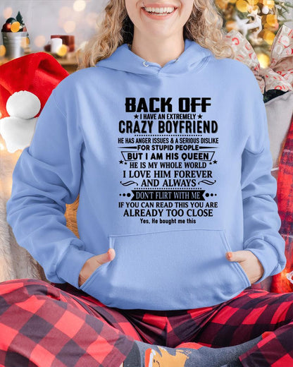 Back Off I Have An Extremely Crazy Boyfriend - - Gift For Wife From Husband - LUNA00 (SKUT-BACKOFF-00)