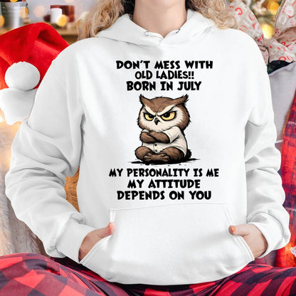 JULY SHIRT, MY ATTITUDE DEPENDS ON YOU - FMA LUNA07 (SKU2604-58-07)