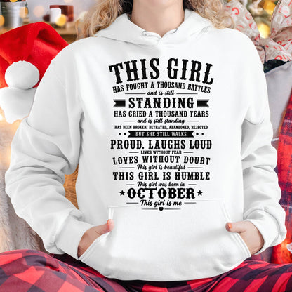 OCTOBER SHIRT, THIS GIRL IS HUMBLE-FOR WOMAN-LUNA10 (SKU2606-135-10)