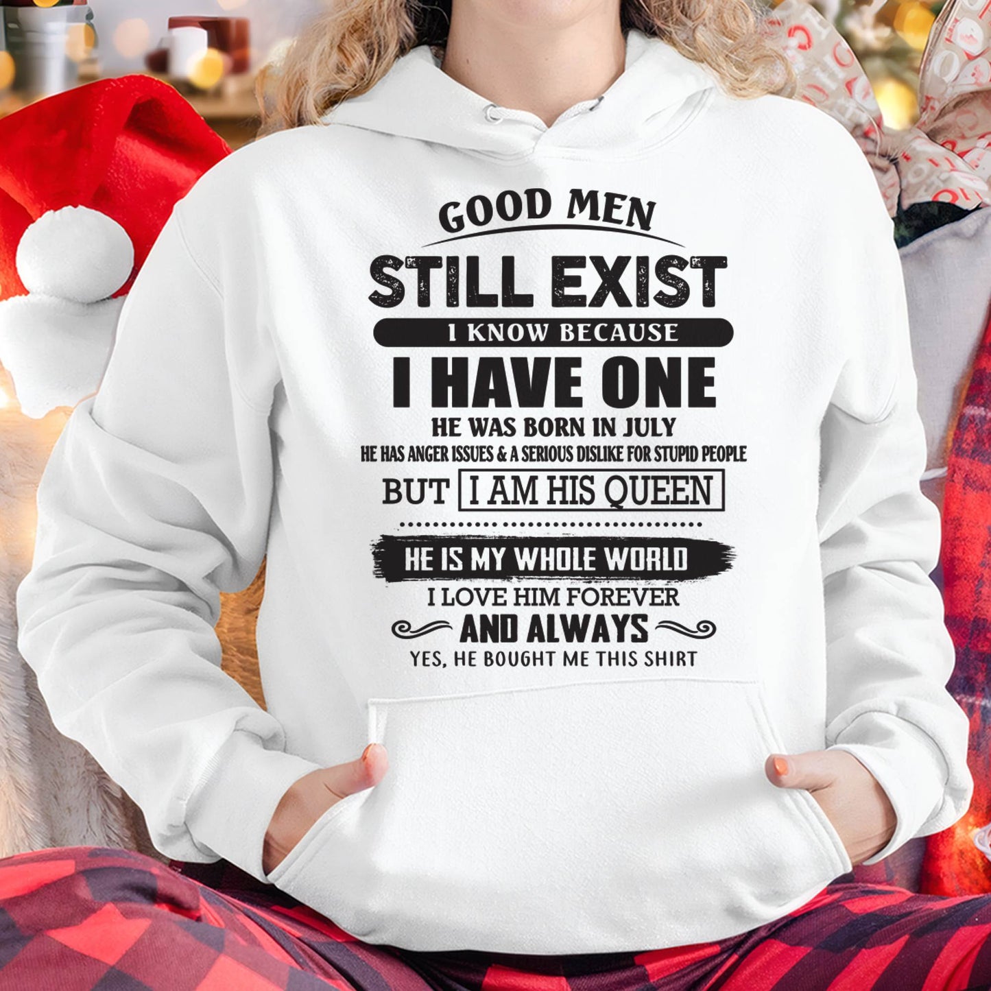 July - Good Men Still Exist - Perfect Gift For Girlfriend, Wife From Husband - LUNA07 (SKU07-166-07)