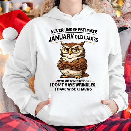 JANUARY SHIRT, With age comes wisdom - FMA LUNA01 (SKU2604-101-01)