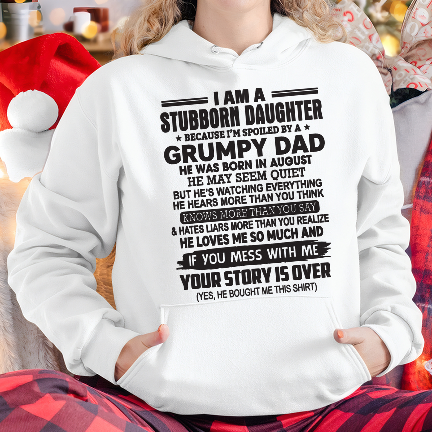 AUGUST - I'M A STUBBORN DAUGHTER - FROM DAD TO DAUGHTER - LUNA08 (SKU26T-01-52-08)