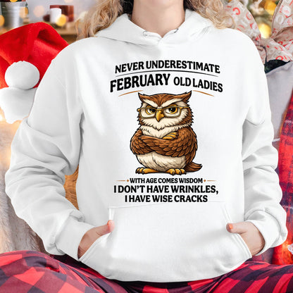 FEBRUARY SHIRT, With age comes wisdom - FMA LUNA02 (SKU2604-101-02)