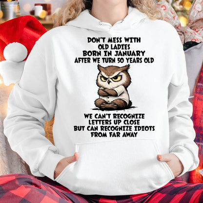 JANUARY SHIRT, RECOGNIZE IDIOTS FROM FAR AWAY - FMA LUNA01 (SKU2604-76-01)
