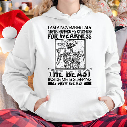 NOVEMBER SHIRT, THE BEAST INSIDE ME IS SLEEPING NOT DEAD - FMA LUNA11 (SKU2604-158-11)