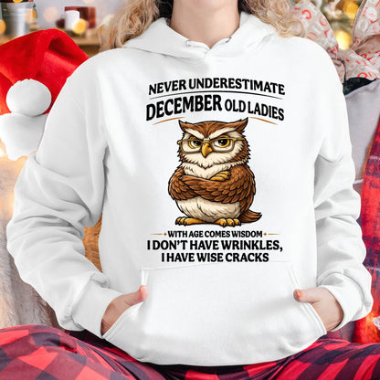 DECEMBER SHIRT, With age comes wisdom - FMA LUNA12 (SKU2604-101-12)