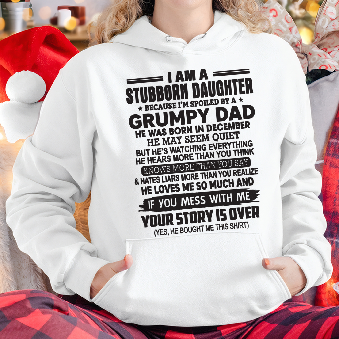 DECEMBER - I'M A STUBBORN DAUGHTER - FROM DAD TO DAUGHTER - LUNA12 (SKU26T-01-52-12)
