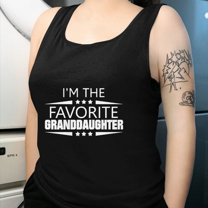 Best Grandma Shirt, Proud Grandma Unisex T-Shirt/Hoodie/Sweatshirt HLT00 - I'm The Favorite Granddaughter T-Shirt