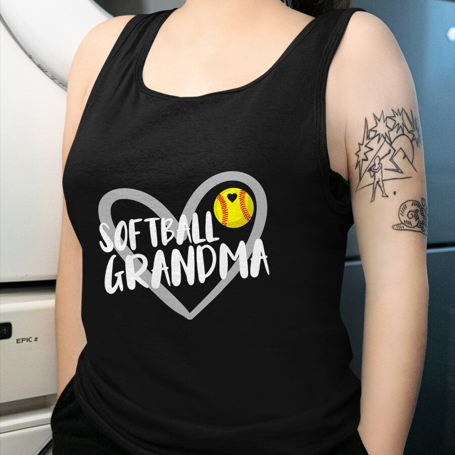 Best Grandma Shirt, Proud Grandma Unisex T-Shirt/Hoodie/Sweatshirt HLT00 - Softball Grandma T-Shirt