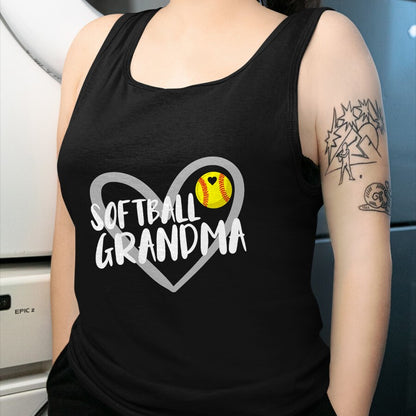 Best Grandma Shirt, Proud Grandma Unisex T-Shirt/Hoodie/Sweatshirt HLT00 - Softball Grandma T-Shirt