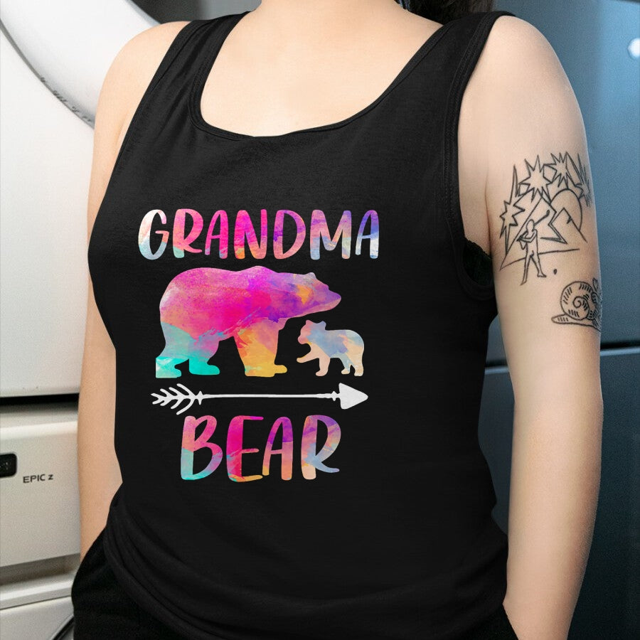 Best Grandma Shirt, Proud Grandma Unisex T-Shirt/Hoodie/Sweatshirt HLT00 - Bear Matching Family Outfits, Funny Grandma Bear T-Shirt