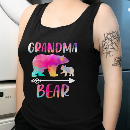 Best Grandma Shirt, Proud Grandma Unisex T-Shirt/Hoodie/Sweatshirt HLT00 - Bear Matching Family Outfits, Funny Grandma Bear T-Shirt