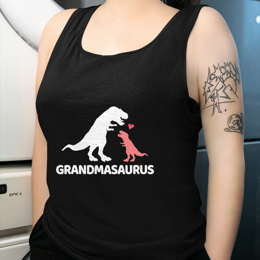 Best Grandma Shirt, Proud Grandma Unisex T-Shirt/Hoodie/Sweatshirt HLT00 - Grandmasaurus grandma dinosaur T-Shirt (1)
