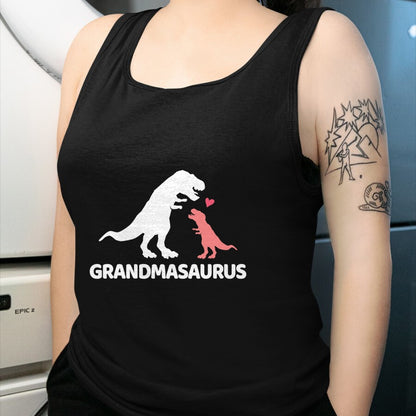 Best Grandma Shirt, Proud Grandma Unisex T-Shirt/Hoodie/Sweatshirt HLT00 - Grandmasaurus grandma dinosaur T-Shirt (1)