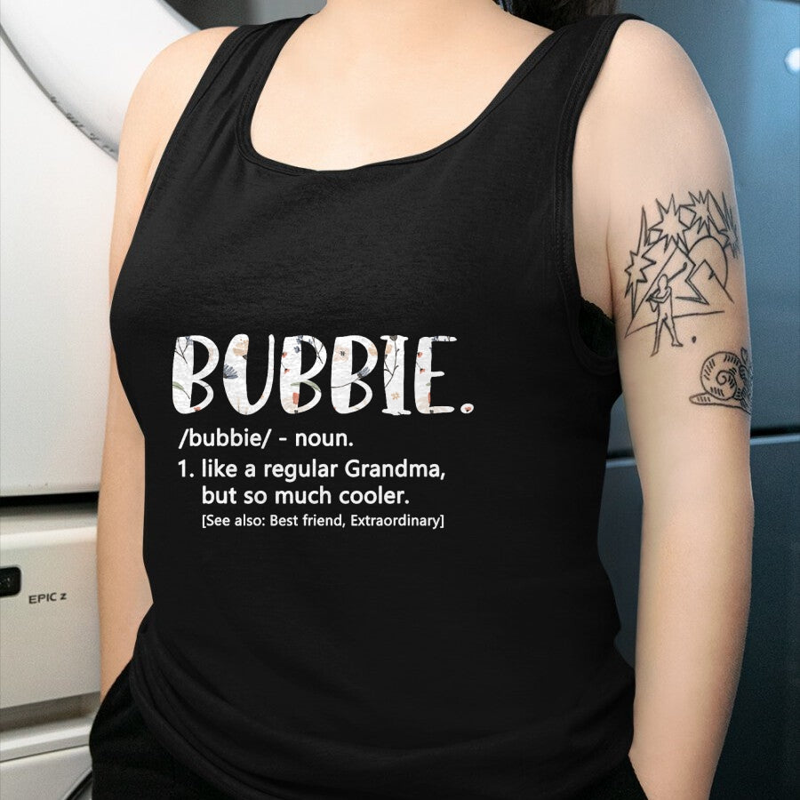 Best Grandma Shirt, Proud Grandma Unisex T-Shirt/Hoodie/Sweatshirt HLT00 - Bubbie Shirts for Women Mothers Day idea Cute Grandma Bubbie T-Shirt