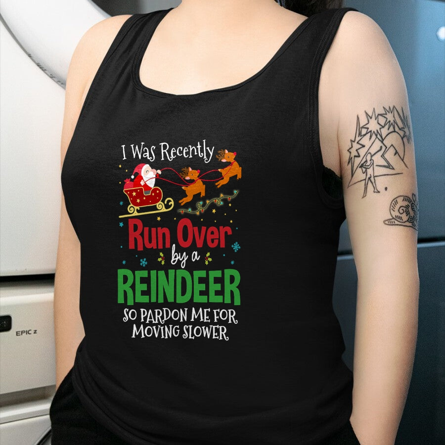 Best Grandma Shirt, Proud Grandma Unisex T-Shirt/Hoodie/Sweatshirt HLT00 - Grandma Got Run Over By A Reindeer Png T-Shirt