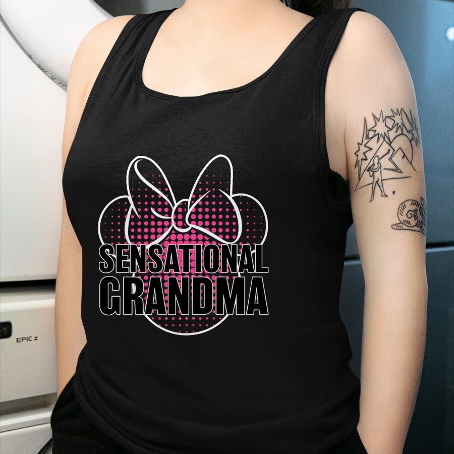 Best Grandma Shirt, Proud Grandma Unisex T-Shirt/Hoodie/Sweatshirt HLT00 - Disney Mickey And Friends Sensational Grandma T-Shirt