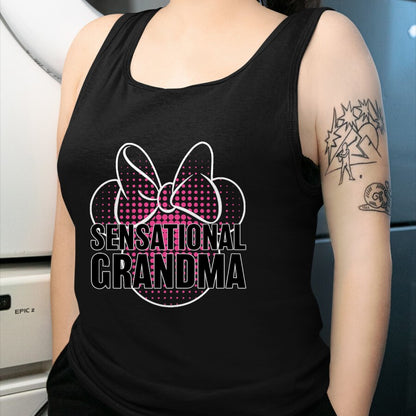 Best Grandma Shirt, Proud Grandma Unisex T-Shirt/Hoodie/Sweatshirt HLT00 - Disney Mickey And Friends Sensational Grandma T-Shirt