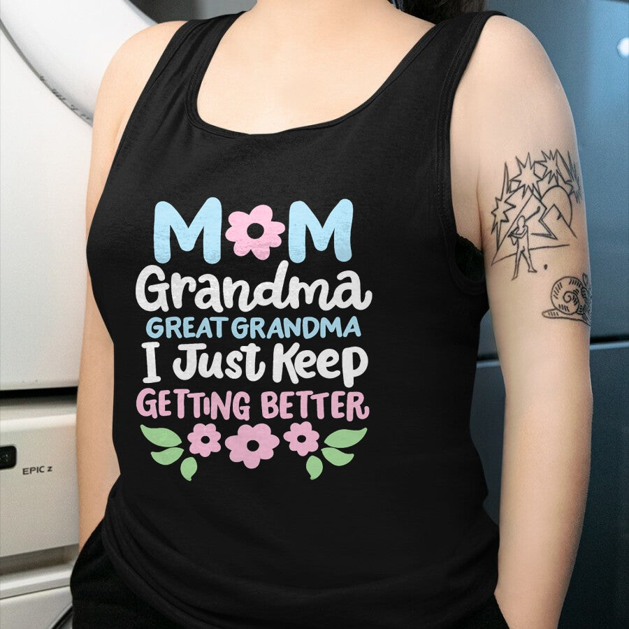 Best Grandma Shirt, Proud Grandma Unisex T-Shirt/Hoodie/Sweatshirt HLT00 - Great Grandma Great Grandmother T-Shirt (1)