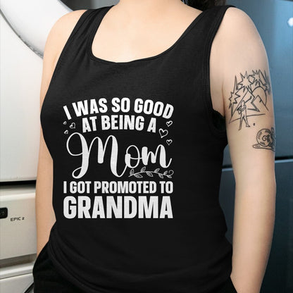Best Grandma Shirt, Proud Grandma Unisex T-Shirt/Hoodie/Sweatshirt HLT00 - Grandma Art For Mom Women Grandmother Promoted To Grandma T-Shirt