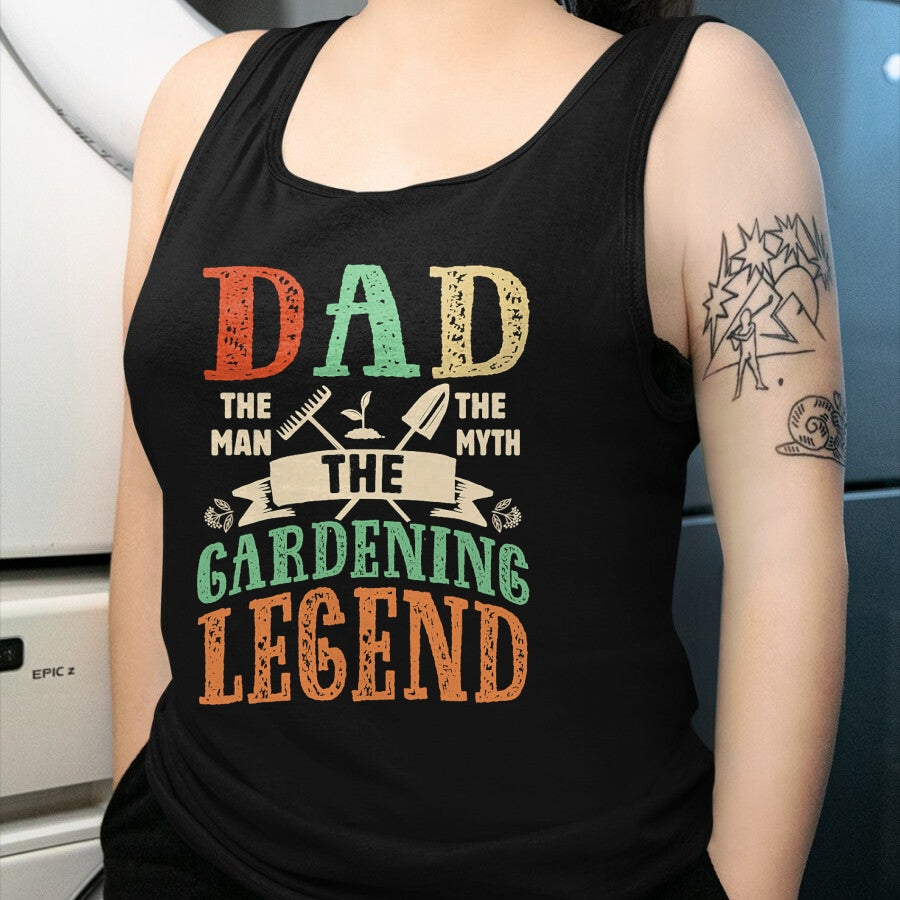 Best Farmer Life Shirt, Funny Farmer UnisexT-Shirt/Hoodie/Sweatshirt HLT00 - Dad The Man The Myth The Gardening Legend Father Gardener T-Shirt