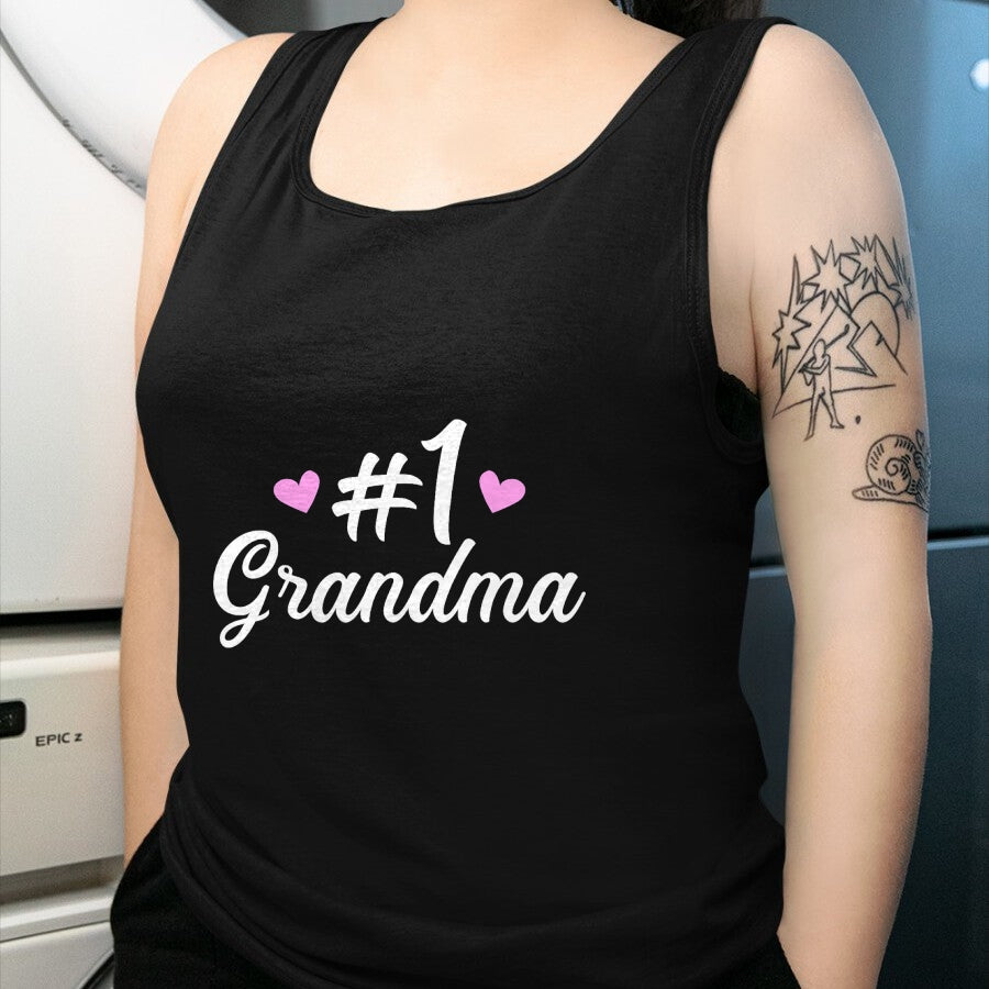 Best Grandma Shirt, Proud Grandma Unisex T-Shirt/Hoodie/Sweatshirt HLT00 - Number one No. 1 best grandma T-Shirt