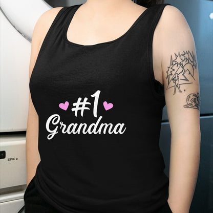 Best Grandma Shirt, Proud Grandma Unisex T-Shirt/Hoodie/Sweatshirt HLT00 - Number one No. 1 best grandma T-Shirt
