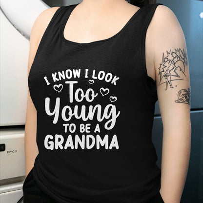 Best Grandma Shirt, Proud Grandma Unisex T-Shirt/Hoodie/Sweatshirt HLT00 - Funny Grandma To Be Art For Grandmother Grammy Women Grandma T-Shirt (1)