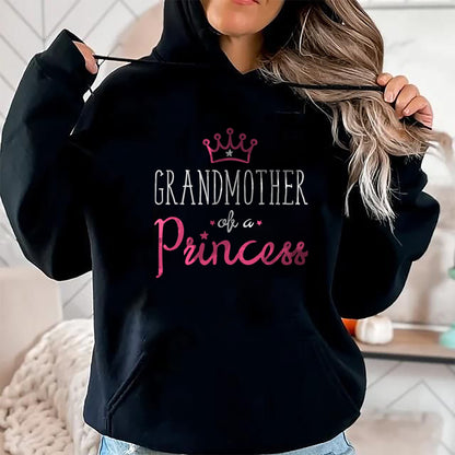 Best Grandma Shirt, Proud Grandma Unisex T-Shirt/Hoodie/Sweatshirt HLT00 - Grandma Granddaughter Shirts Matching Queen Princess T Shirt T-Shirt