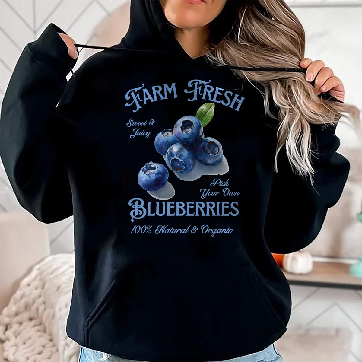 Best Farmer Life Shirt, Funny Farmer UnisexT-Shirt/Hoodie/Sweatshirt HLT00 - Blueberries T-Shirt