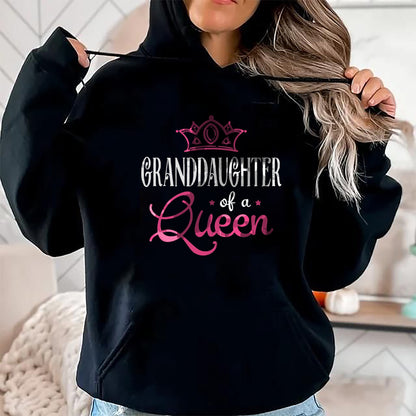 Best Grandma Shirt, Proud Grandma Unisex T-Shirt/Hoodie/Sweatshirt HLT00 - Grandma Granddaughter Gift Matching Queen Princess T-Shirt