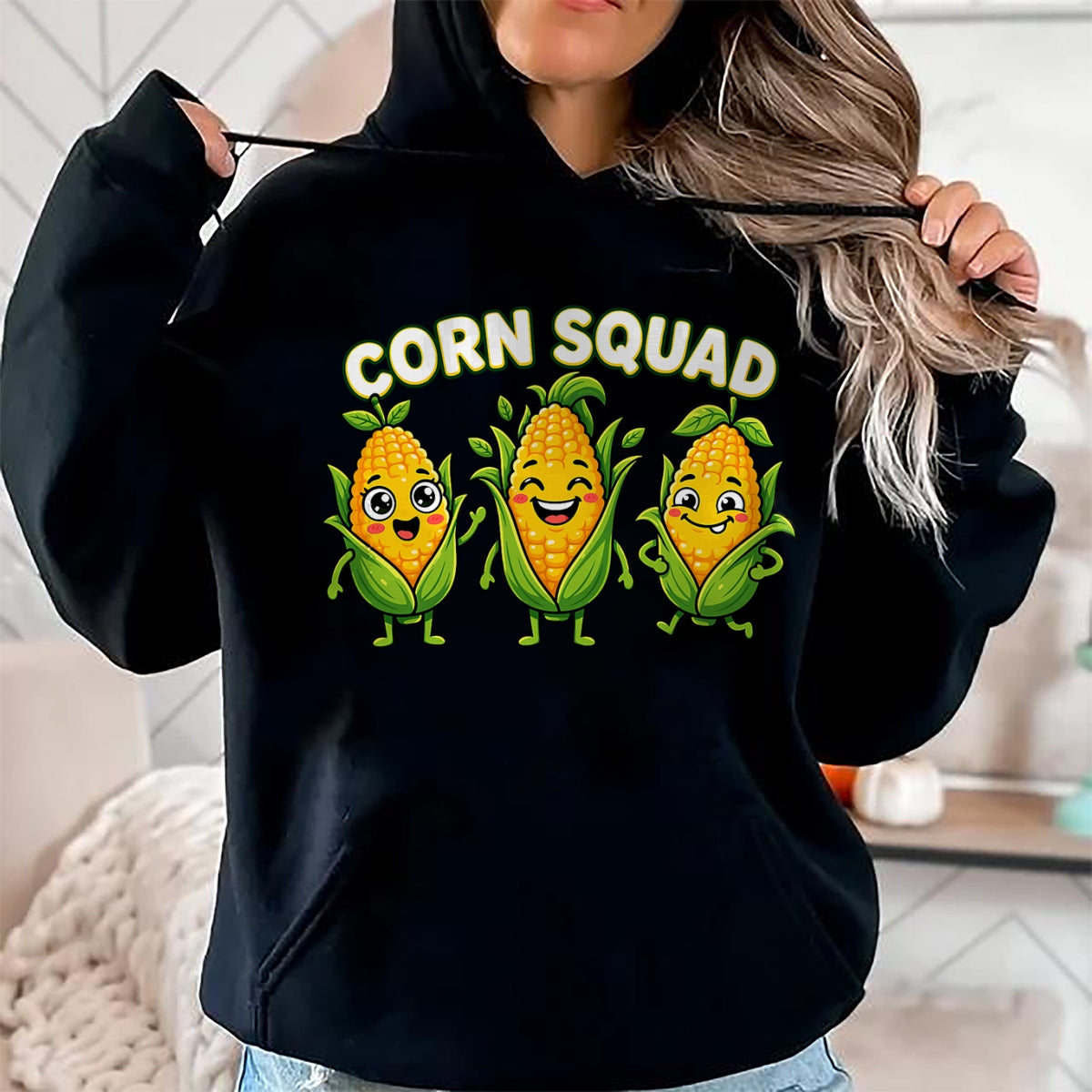 Best Farmer Life Shirt, Funny Farmer UnisexT-Shirt/Hoodie/Sweatshirt HLT00 - Cute Corn Squad Family Matching Group Sweet Corn Fun T-Shirt