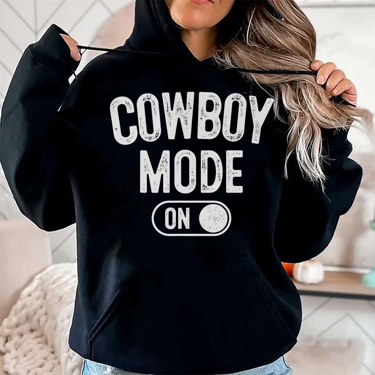 Best Farmer Life Shirt, Funny Farmer UnisexT-Shirt/Hoodie/Sweatshirt HLT00 - Cowboy Mode On Costume Funny Farmer Rodeo Gift Rancher T-Shirt