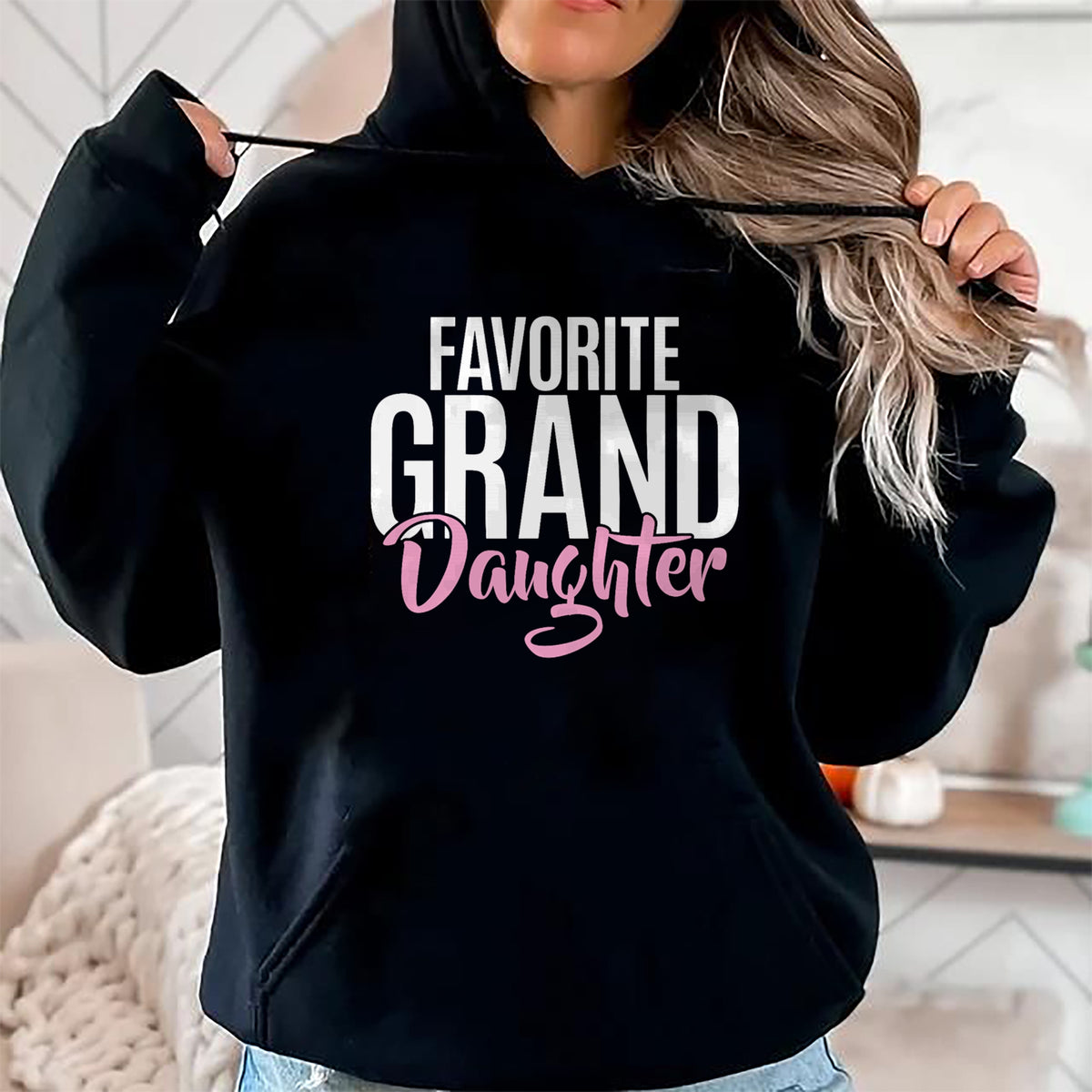 Best Grandma Shirt, Proud Grandma Unisex T-Shirt/Hoodie/Sweatshirt HLT00 - Favorite Granddaughter T-Shirt
