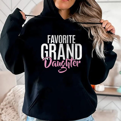 Best Grandma Shirt, Proud Grandma Unisex T-Shirt/Hoodie/Sweatshirt HLT00 - Favorite Granddaughter T-Shirt