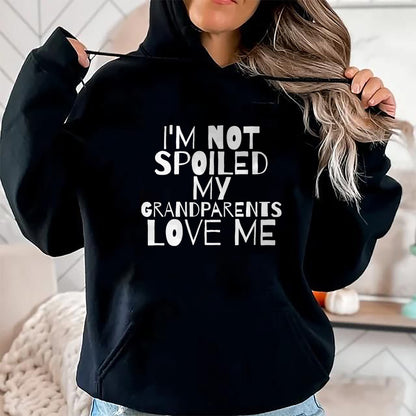 Best Grandma Shirt, Proud Grandma Unisex T-Shirt/Hoodie/Sweatshirt HLT00 - Im Not Spoiled My Grandparents Love Me child mamaw T Shirt T-Shirt